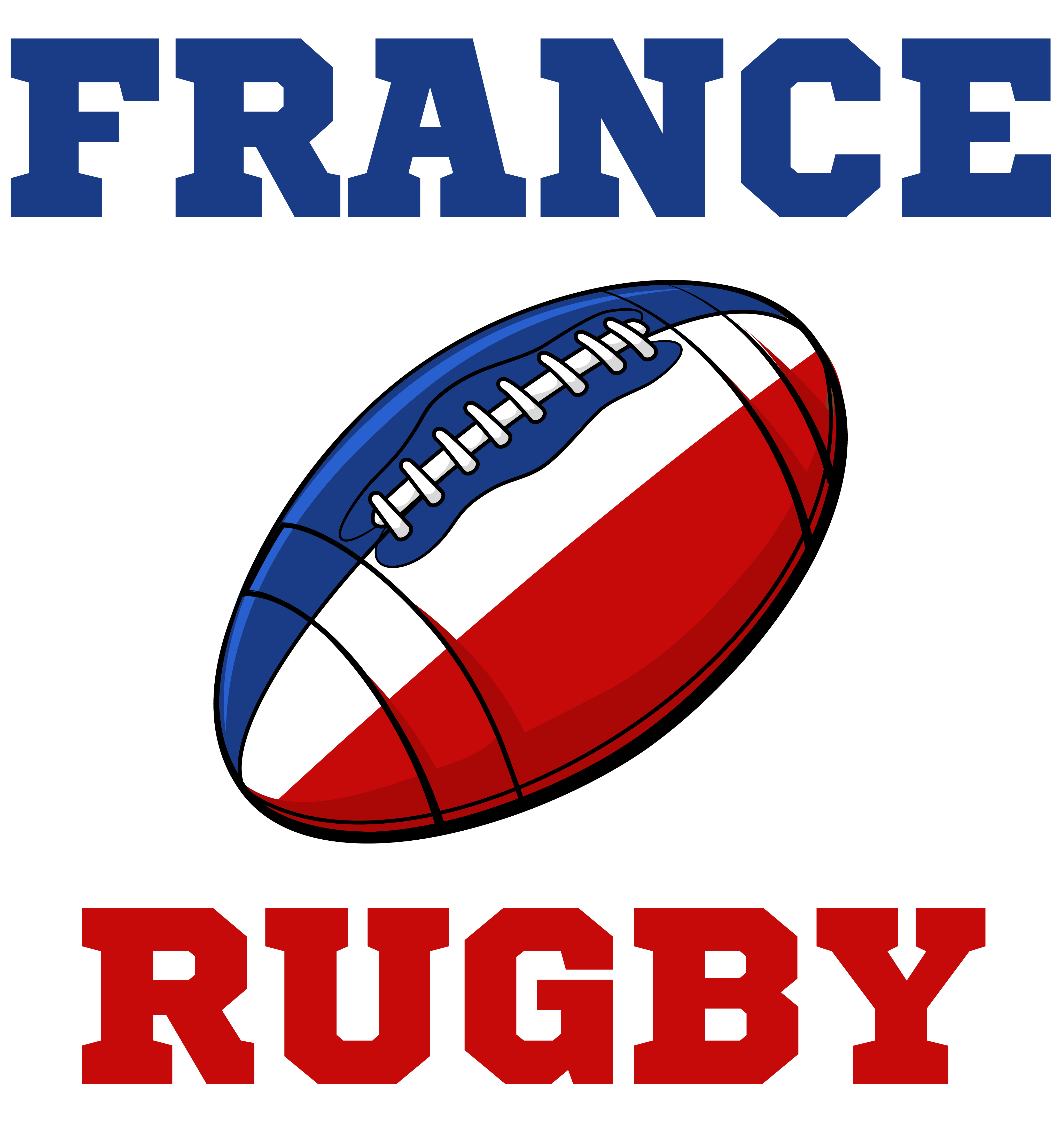 France Rugby Ball Hoody (White)